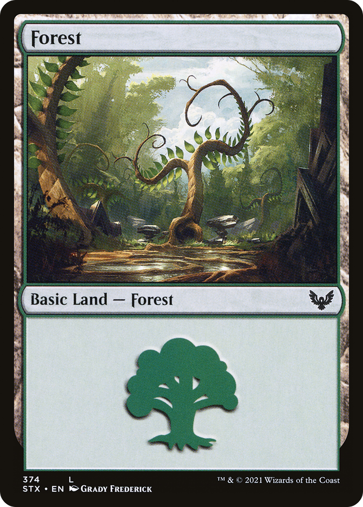 Forest (374) [Strixhaven: School of Mages]