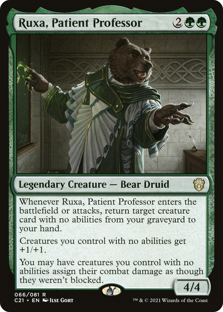 Ruxa, Patient Professor [Commander 2021]