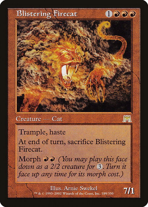 Blistering Firecat (ONS 189) [Onslaught]