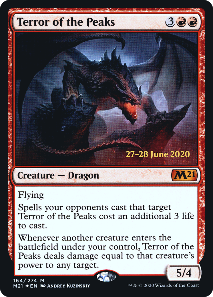 Terror of the Peaks [Core Set 2021 Prerelease Promos]