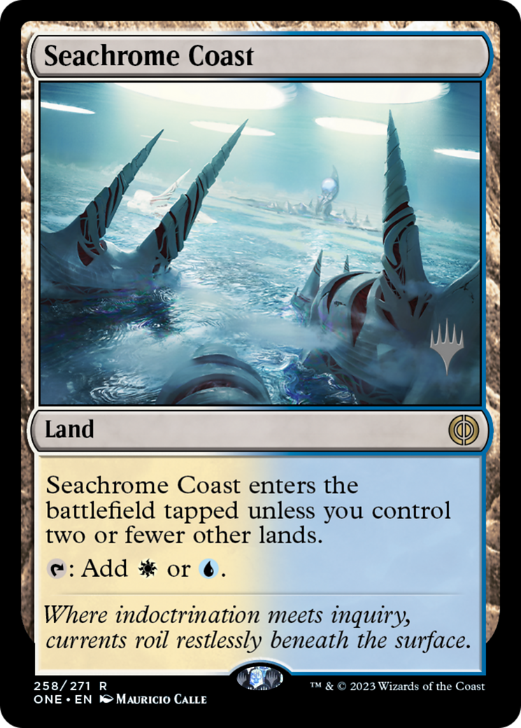 Seachrome Coast (Promo Pack) [Phyrexia: All Will Be One Promos]