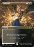 Vindicate (Borderless Alternate Art) [Modern Horizons 2]