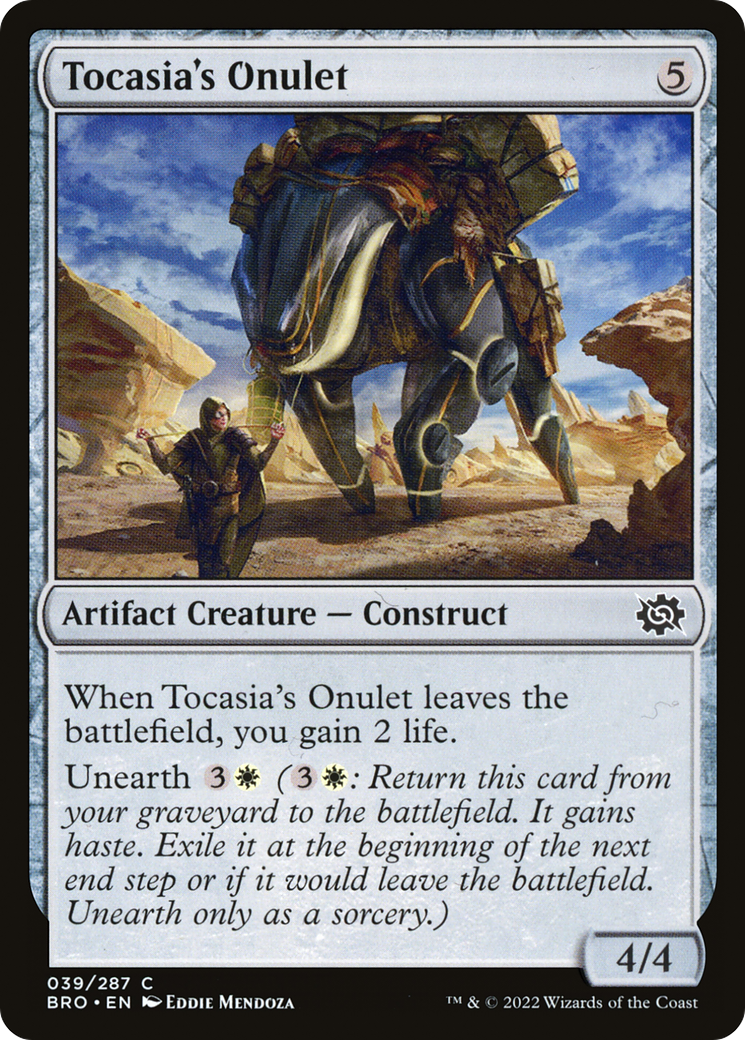 Tocasia's Onulet [The Brothers' War]