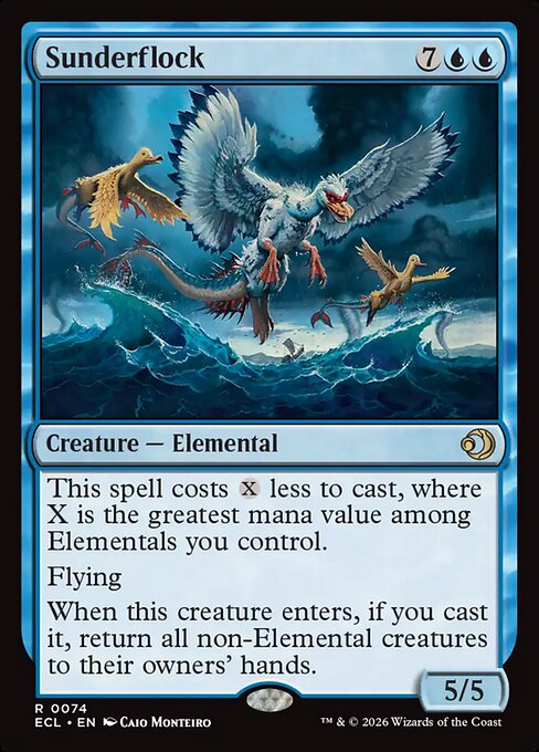 Sunderflock (ECL 74) [Lorwyn Eclipsed]