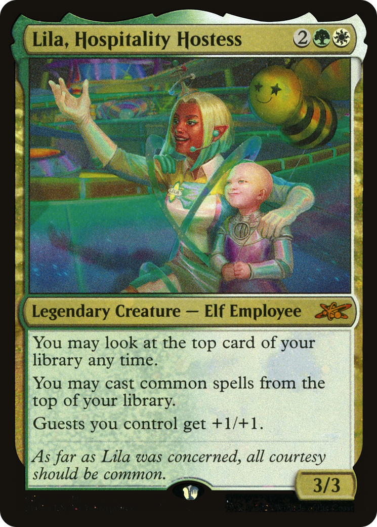Lila, Hospitality Hostess (Galaxy Foil) [Unfinity]