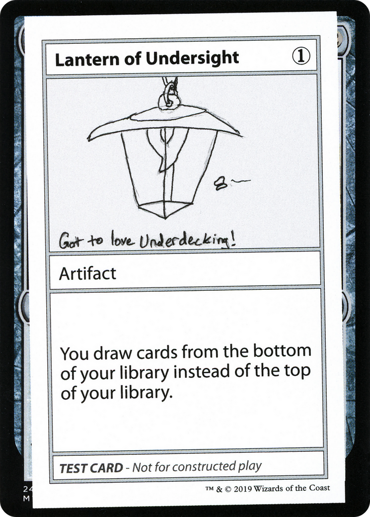 Lantern of Undersight (2021 Edition) [Mystery Booster Playtest Cards]