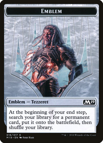 Tezzeret, Artifice Master Emblem [Core Set 2019 Tokens]