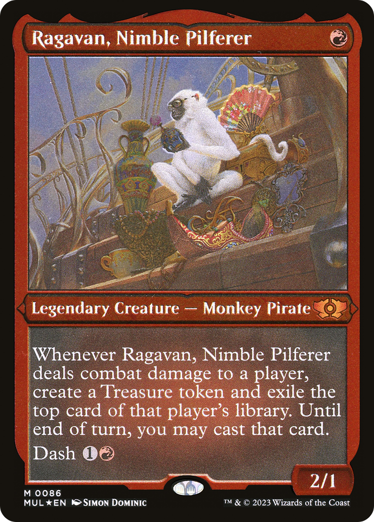 Ragavan, Nimble Pilferer (Foil Etched) [Multiverse Legends]