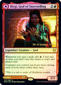 Birgi, God of Storytelling // Harnfel, Horn of Bounty [Kaldheim Prerelease Promos]