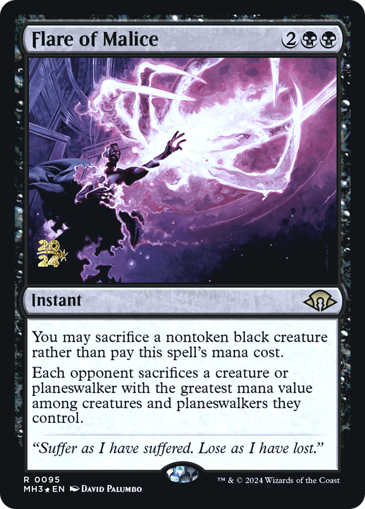 Flare of Malice [Modern Horizons 3 Prerelease Promos]