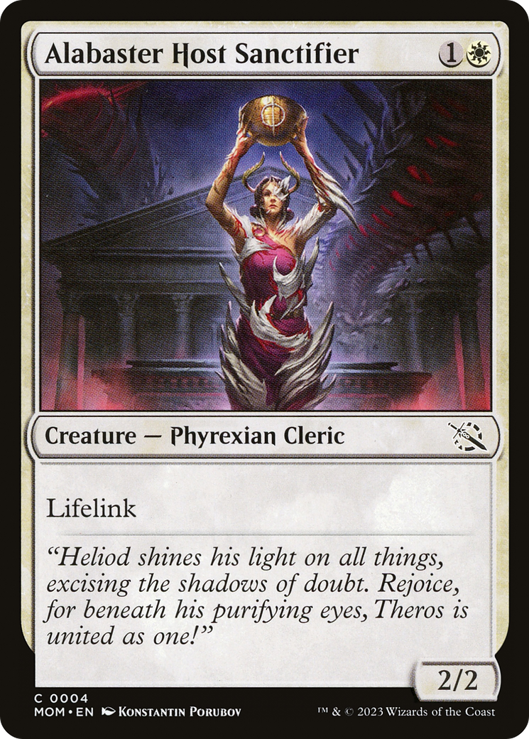 Alabaster Host Sanctifier [March of the Machine]