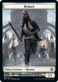 Human // Snake Double-Sided Token [Dominaria United Commander Tokens]