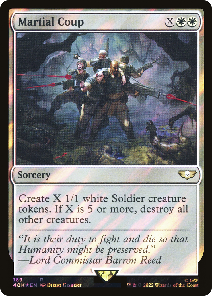 Martial Coup (Surge Foil) [Warhammer 40,000]