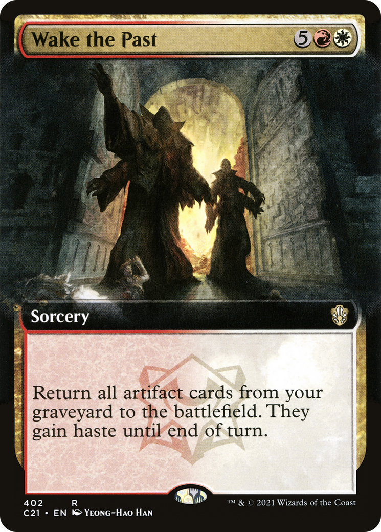 Wake the Past (Extended Art) [Commander 2021]