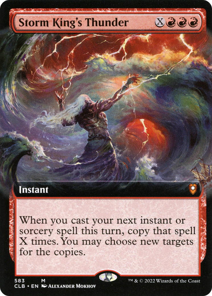 Storm King's Thunder (Extended Art) [Commander Legends: Battle for Baldur's Gate]