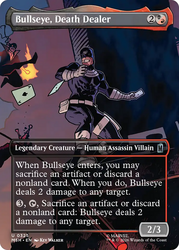 Bullseye, Death Dealer (Borderless) [Marvel Super Heroes]