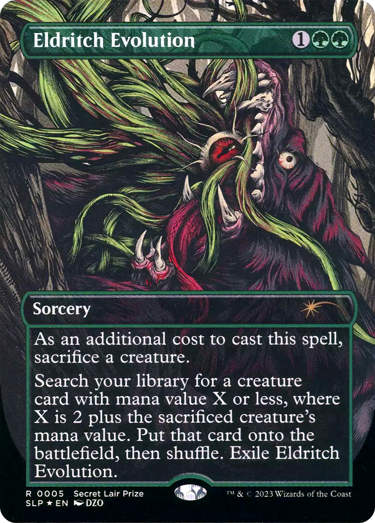 Eldritch Evolution (Borderless) [Secret Lair Showdown]