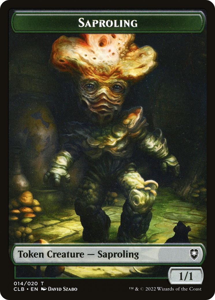 Saproling Token [Commander Legends: Battle for Baldur's Gate Tokens]