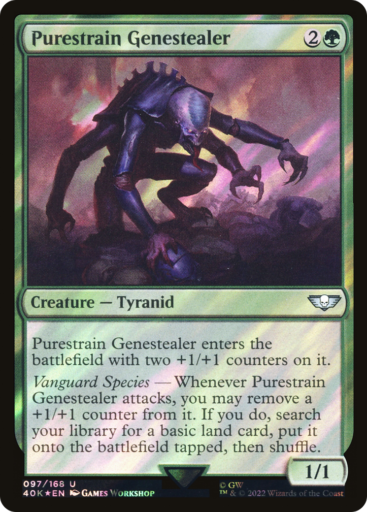 Purestrain Genestealer (Surge Foil) [Warhammer 40,000]