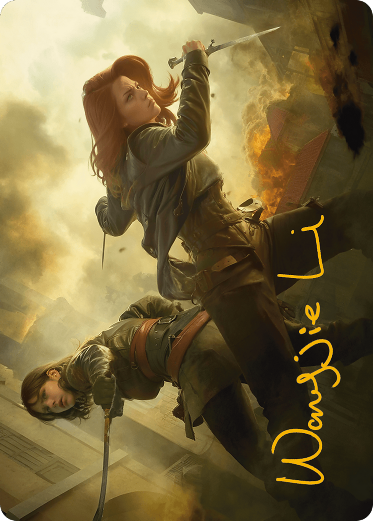 Mary Read and Anne Bonny Art Card (Gold-Stamped Signature) [Assassin's Creed Art Series]