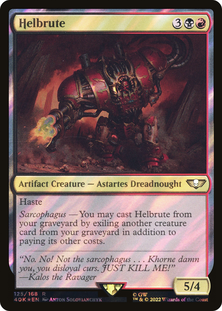 Helbrute (Surge Foil) [Warhammer 40,000]