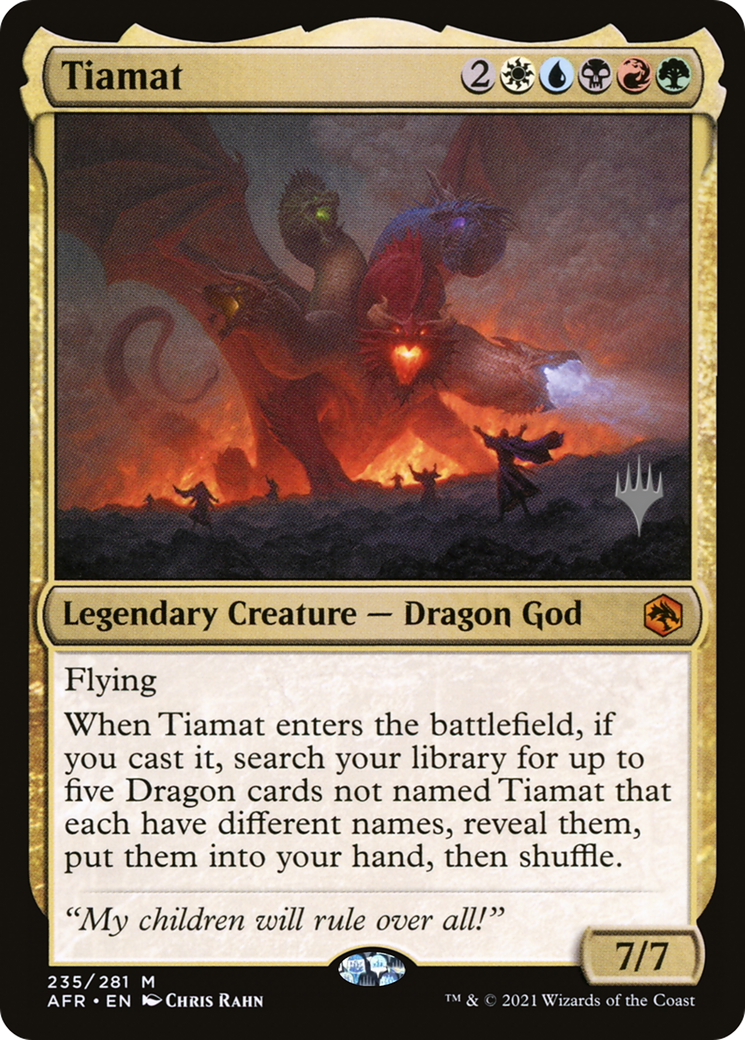 Tiamat (Promo Pack) [Dungeons & Dragons: Adventures in the Forgotten Realms Promos]