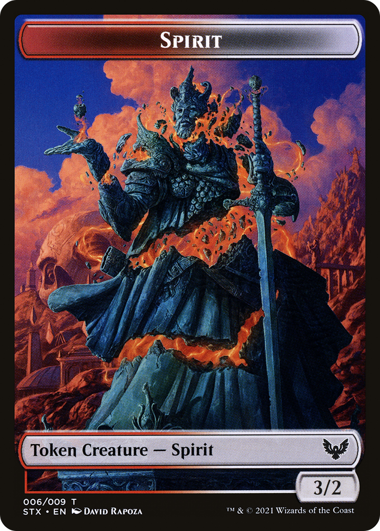 Spirit Token [Strixhaven: School of Mages Tokens]
