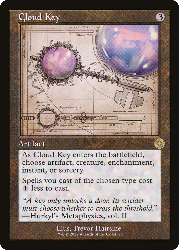 Cloud Key (Retro Schematic) [The Brothers' War Retro Artifacts]