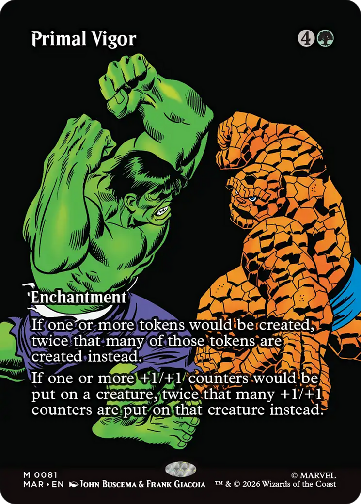 Primal Vigor (Borderless) [Marvel Universe: Eternal-Legal]