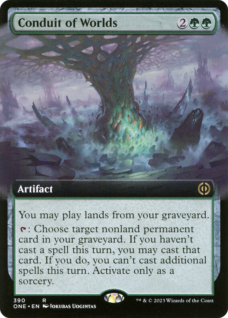 Conduit of Worlds (Extended Art) [Phyrexia: All Will Be One]