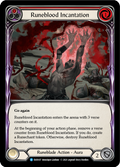 Runeblood Incantation (Red) [EVR107] (Everfest)  1st Edition Rainbow Foil